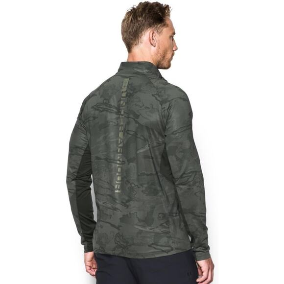 Under Armour 1/4 Zip Men's 3XL DriFit UA CoolSwitch Thermocline Camo - Picture 2 of 15